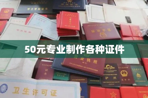 海兴50元专业制作各种证件