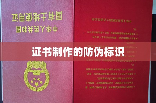 海兴证书制作的防伪标识