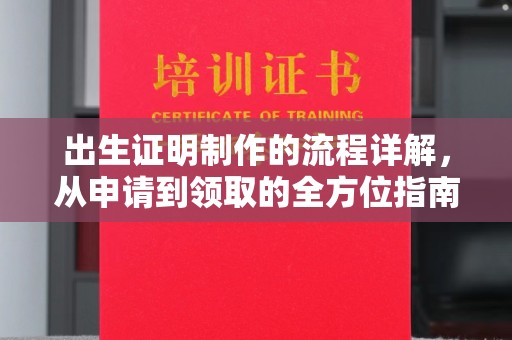 海兴出生证明制作的流程详解，从申请到领取的全方位指南