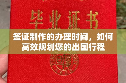 海兴签证制作的办理时间，如何高效规划您的出国行程