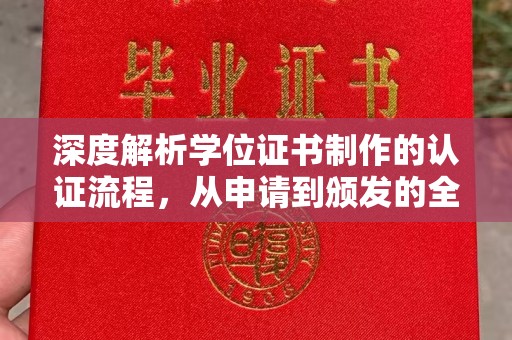 海兴深度解析学位证书制作的认证流程，从申请到颁发的全攻略