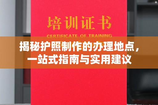 海兴揭秘护照制作的办理地点，一站式指南与实用建议