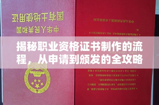 海兴揭秘职业资格证书制作的流程，从申请到颁发的全攻略