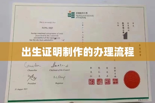海兴出生证明制作的办理流程